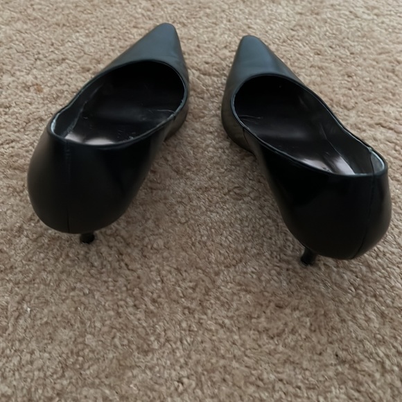 Worthington black pointed toe kitten heels size  7 .5 medium 2 inch heel height - Picture 3 of 12